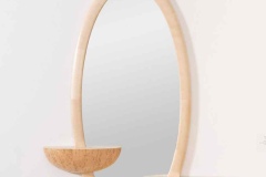 Custom Mirror with Shelves