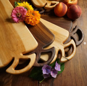 Arch Handle Serving Trays