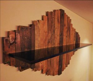 Restaurant Decor - Wood Wall Shelf